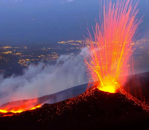 Eruption of Etna