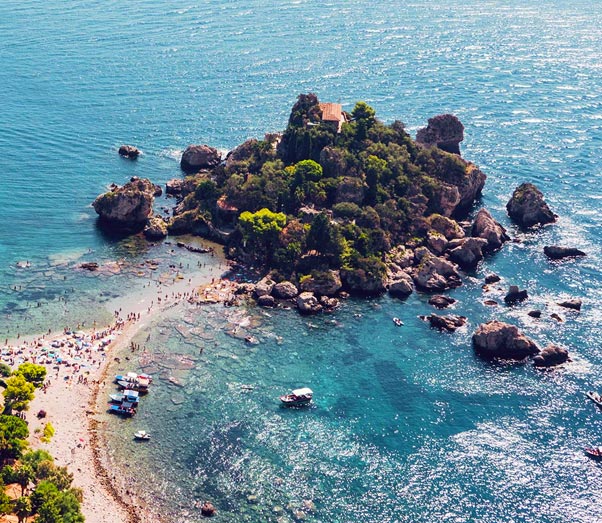 Isola Bella down Taormina