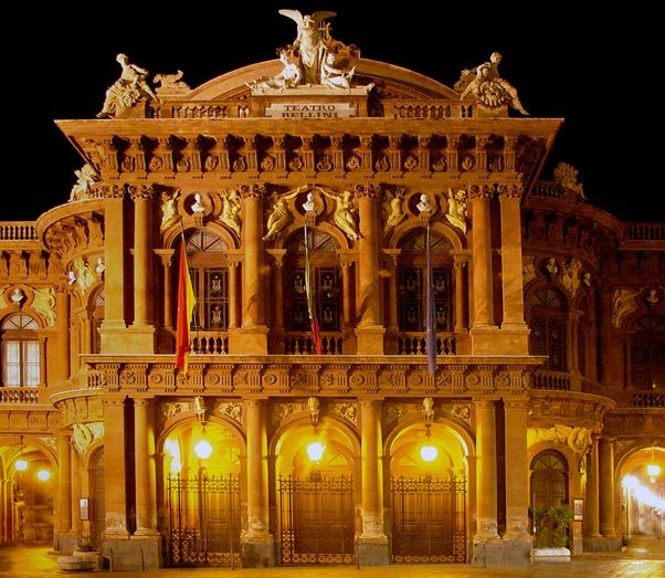 The Bellini Theatre in Catania